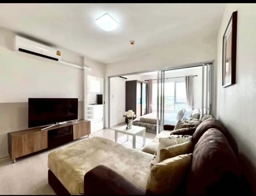 Plum Condo Extra Rama 2 for rent: 1 bedroom, 1 bathroom, fully furnished, great location. Just bring your bags and move in!
