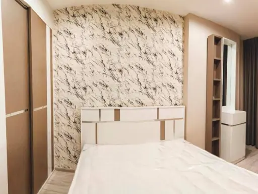 woww!! Very beautiful room, wall next to wall, built-in furniture, book now at Ideo Mobi Bangsue Grand Interchange Condo images
