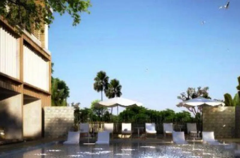 Quick sale! Condo The Spirit Condominium Srinakarin, corner room, 6th floor, swimming pool view, ready to move in !!