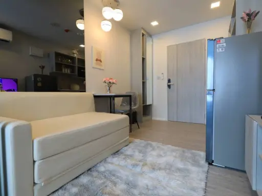For rent!! Cave Eva Condo, 4th floor, Building A, condo opposite Thammasat University, rare room, extremely rare item, book now!!