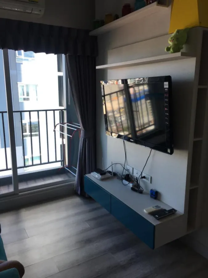 For rent, Centric Sea Condo, Pattaya, high floor, city view, fully furnished, just come and live.