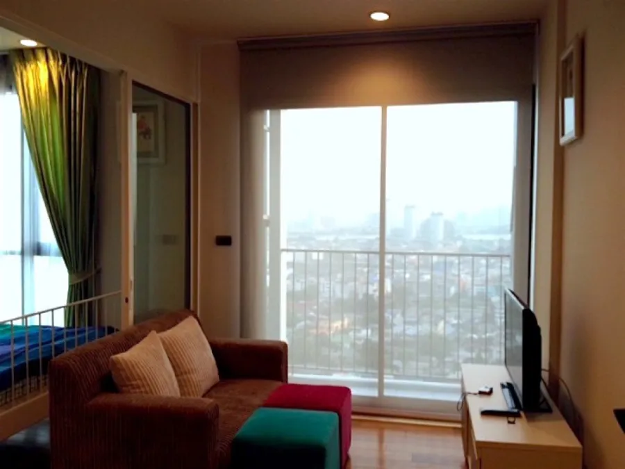 Condo for sale, for rent, Fuse Sathorn-Taksin, high floor, good view, fully furnished, can't miss it, urgent.