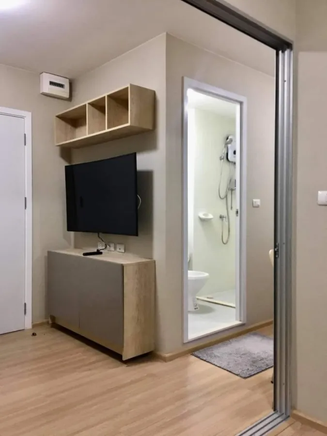 Sale, rent, Plum Condo Chaengwattana Phase 2, ready to move in room, fully furnished, has a built-in washing machine, book now