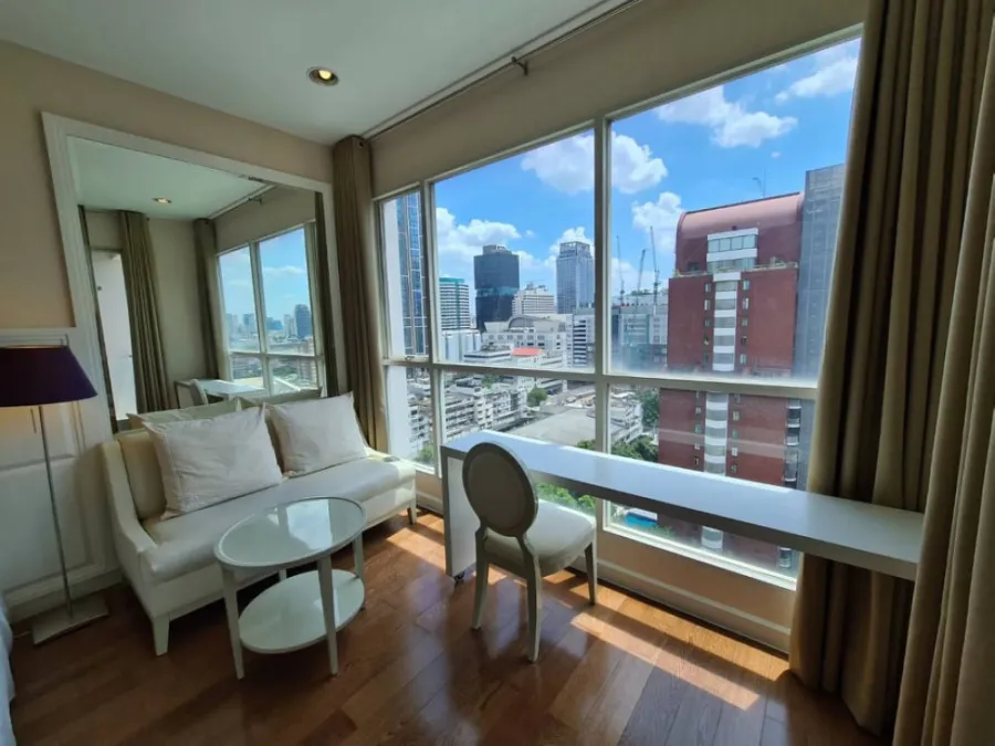 Sale/Rent Urgent!! Condo The Address Chidlom, 16th floor, beautiful view, good location, in the heart of the city, ready to move in, don't wait!!