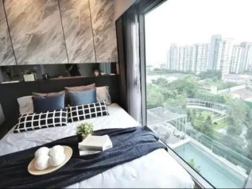 ให้เช่า Whizdom Connect Sukhumvit ตกแต่งครบ Built In จัดเต็มทั้งห้อง หิ้วกระเป๋าได้เลยจ้า images