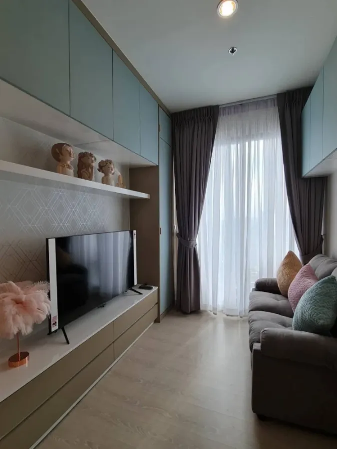 For rent: The Niche Pride Thonglor-Petchaburi, 28th floor. Unobstructed view. Move-in ready. Fully furnished and ready to move in.