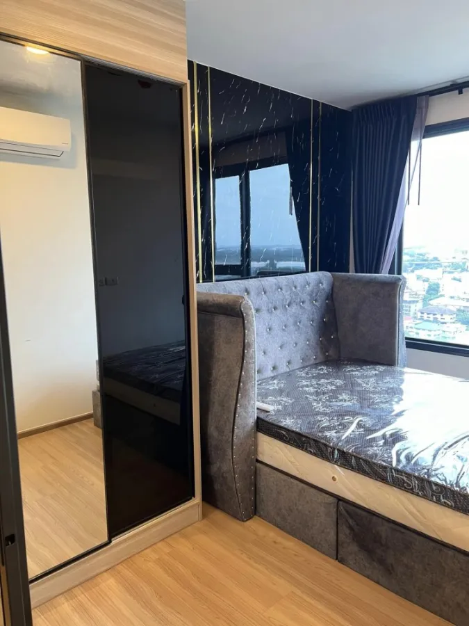 For rent: Chivathai Kaset Nawamin, high floor, separate room, open view, airy, comfortable. Don't wait, book now!
