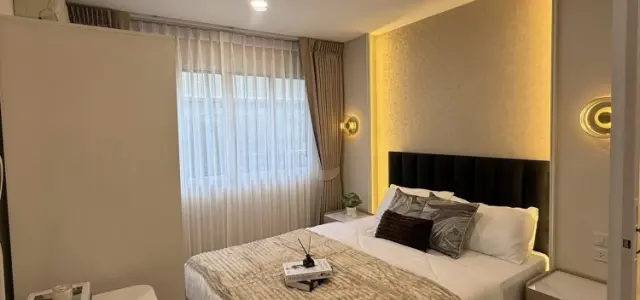 ขาย ลุมพินี ทาวน์ บดินทรเดชา-รามคำแหง ตกแต่ง สไตล์ Modern Minimal โทนอบอุ่นสบายตา กั้นห้องนอนเป็นสัดส่วน เฟอร์นิเจอร์ครบ พร้อมเข้าอยู่ได้ทันที images
