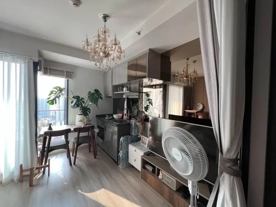 Condo for rent, Ideo Ratchada-Sutthisan, fully furnished, ready to move in Central complete, don't miss it.