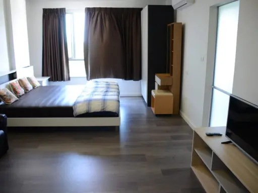 ให้เช่า Dcondo Campus Resort Bangna ห้อง studio ชั้น 8 ราคากันเอง ครบจบที่เดียว อย่าพลาดที่นี่