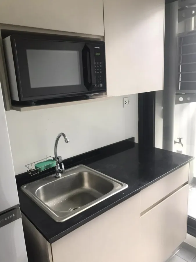 Condo for rent, The Politan Rive, nice room, divided into sections. Separated into zones perfectly. Good price. Hurry and reserve.