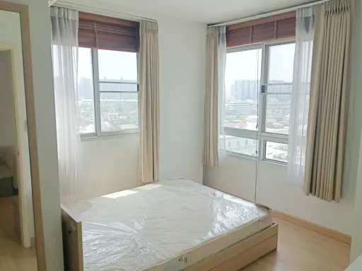For rent, Centric Scene Ratchavipha, high floor, room ready to move in. Complete set of furniture Don't be afraid to just look and reserve.