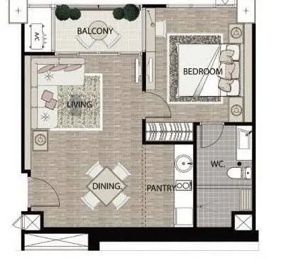 For sale: RHYTHM RATCHADA, high floor, special corner room, no one to disturb, large size, spacious, perfect in every corner, you can't miss booking.