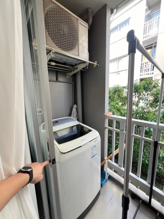 For rent or sale Plum Condo 101 ห้องพร้อมอยู่ เฟอร์เครื่องใช้ไฟฟ้าครบครัน ราคาดี รีบมาจับจองเลยจ้า อย่ารอช้า