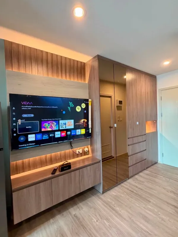 ให้เช่าคอนโด Regent Home Bangna ชั้นสูง วิวแม่น้ำสวย เฟอร์นิเจอร์บิวท์อินครบ พร้อมเข้าอยู่ มาจองเลย