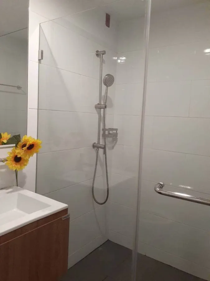 For rent, The Excel Groove Lasalle 52, open terrace, pool view, electrical appliances and fully furnished, book now, don't miss it.