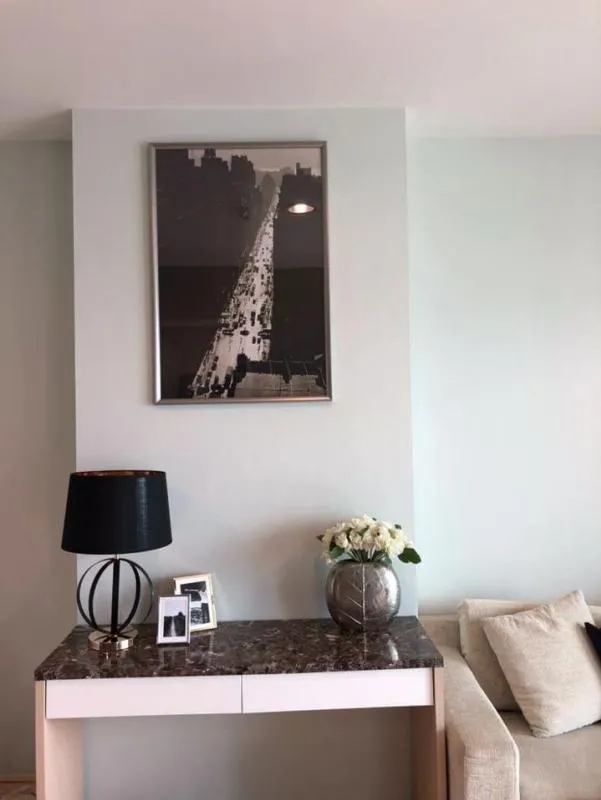 For rent Rhythm Ratchada, beautiful room New interior, 1 bedroom, fully furnished, happy atmosphere, hurry up, don't miss it!