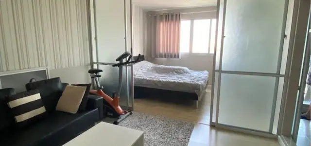 ขาย ให้เช่า คอนโด D condo รามอินทรา พร้อมเฟอร์นิเจอร์ครบชุด ตกแต่งครบ น่าอยู่ จองเลย images
