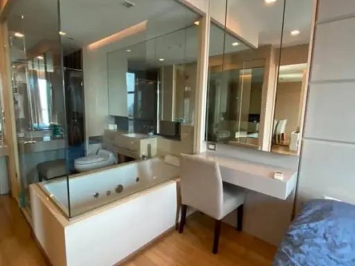 Condo for rent, The Address Asoke, beautiful room, fully furnished. Bring your bag. Slowly, please tell first.