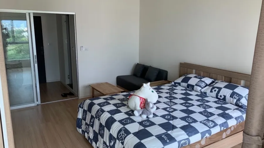 For rent, Lumpini Ville Chaengwattana-Pak Kret Station, room ready to move in. Complete in one place Just come and move in.