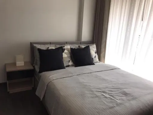For Rent The Line Asoke Ratchada คอนโดสวย โลเคชั่นดี ตกแต่งสไตล์Cozy วิวเมือง พร้อมพลาดแล้วพลาดเลย images