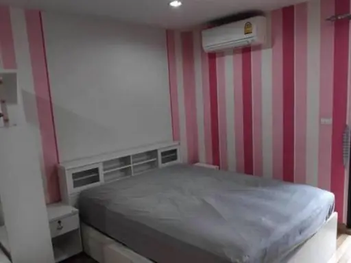 ให้เช่าคอนโดรีเจ้นท์โฮม 15 แจ้งวัฒนะ ติดวอลเปเปอร์ทั้งห้องชมพู ขาว เฟอร์ครบชุด ห้องหวานๆ ห้ามพลาด