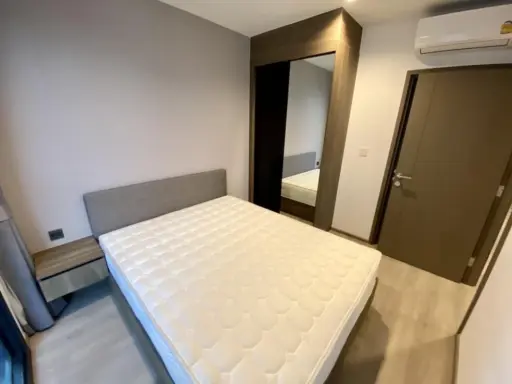 Condo for rent, The Line Phahonyothin Park, new room, unboxing, good wind, not hot, fully furnished