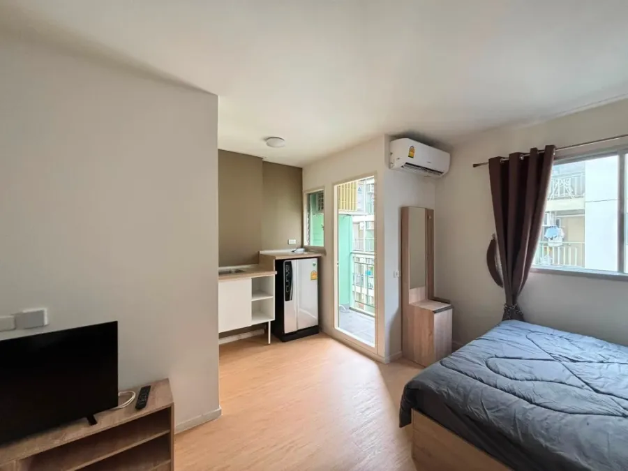 For rent Lumpini Township Rangsit Klong 1 room, 6th floor, fully furnished. Just carry your bag and move in.