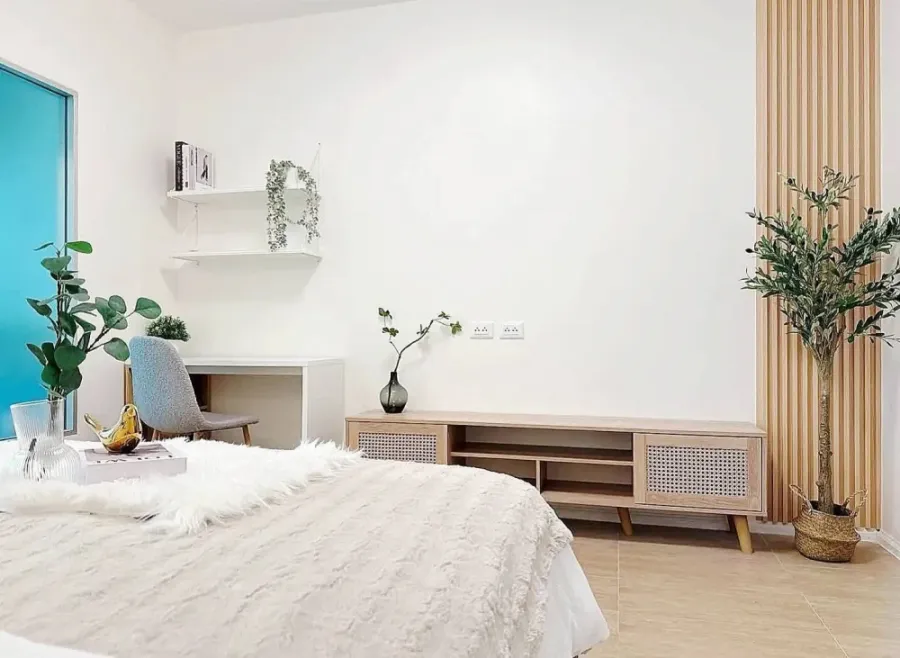 For rent!! 🏢 Condo A Space Sukhumvit 77, a room decorated in a simple, luxurious style, good price, ready to move in, hurry and reserve now!!