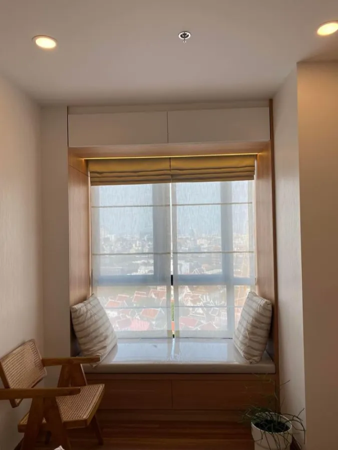 Condo for rent, Supalai Premier, Charoennakorn, river view, privacy, fully furnished, complete electrical appliances