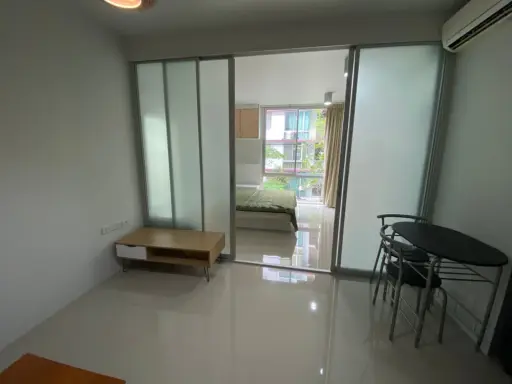 For rent: The IRIS Rama 9-Srinakarin, 2nd floor, fully furnished, ready to move in, reserve now, hurry!