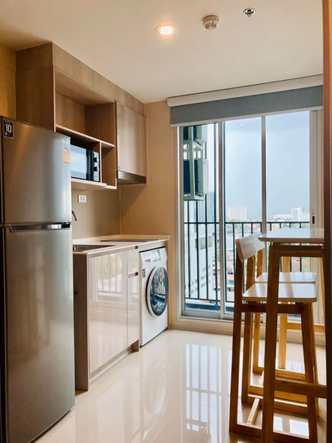 Condo for rent, Ideo Charan 70 - Riverview, new room, ready to move in, fully furnished, convenient transportation, good location, don't miss it!