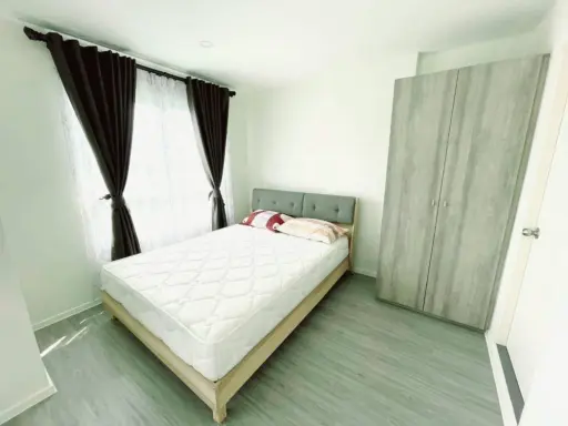For rent, Lumpini Ville Phra Nang Klao-River View, 8th floor, clean, comfortable room. You're already comfortable. Don't miss it.