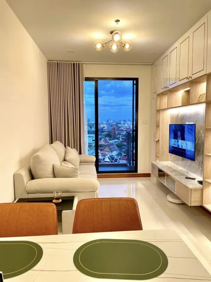 ให้เช่า คอนโด Supalai Premier Charoen Nakhon ห้องน่าอยู่ เฟอร์ครบ ชั้นสูง วิวสวย ราคาดี รีบจองเลย