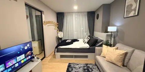 ให้เช่าคอนโด เคฟ ลูมินัส บางมด 1 Bedroom Exclusive ชั้น 6 มุมสูงเห็นถนน สิ่งอำนวยความสะดวกครบ มาจองด่วนๆ