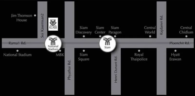 For sale Klass Siam 1 bedroom, 1 bathroom, size 44.5 sq m. Therefore not block view