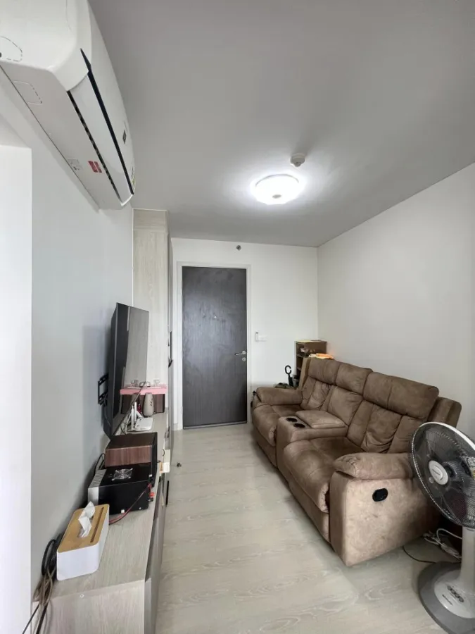 For sale: Niche ID Pak Kret Station, 17th floor, river view, very good condition, very livable. If interested, hurry and reserve quickly.