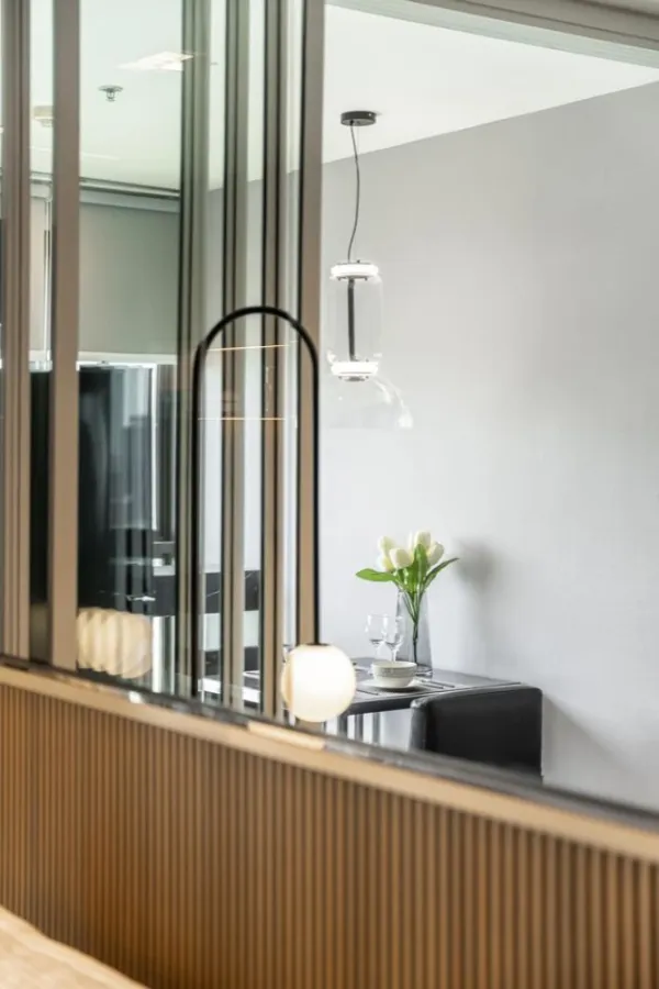 Condo for rent, Rhythm Sukhumvit 44/1, river view, very beautiful, south, don't miss it.
