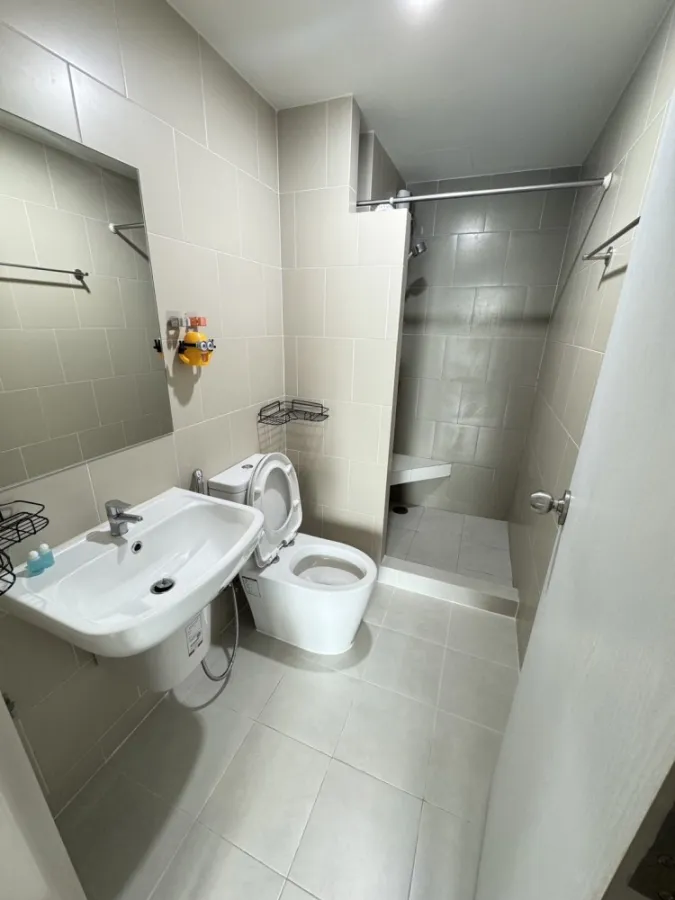 For sale, for rent, Niche ID Condo Sukhumvit 113, well-separated rooms, great price, everything here, hurry and reserve now!