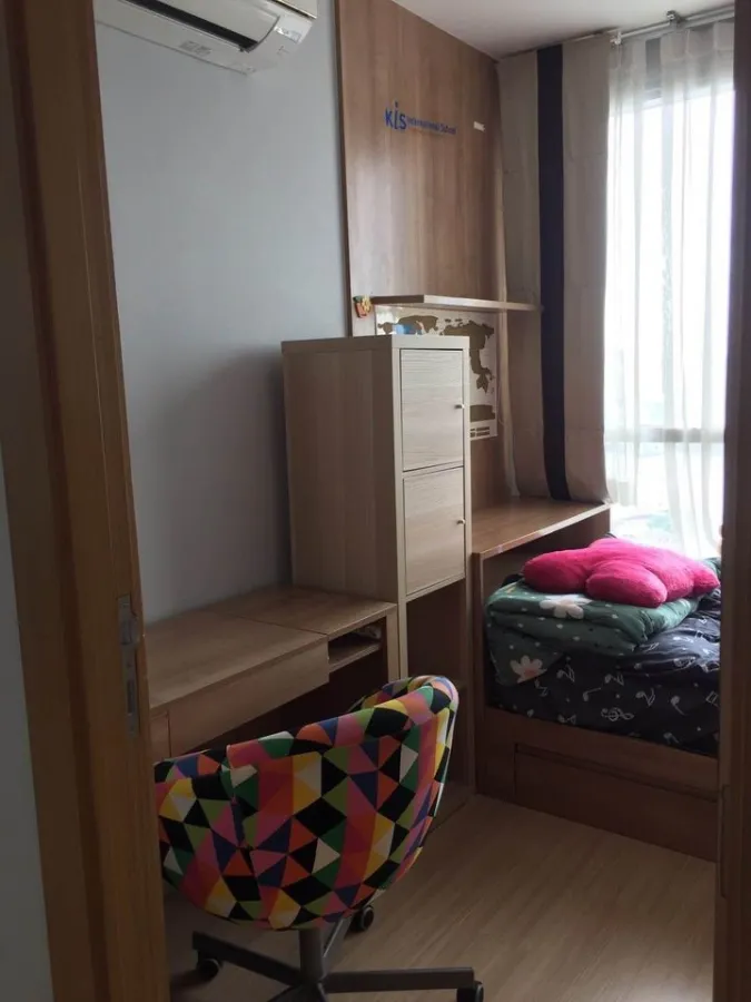 Sell Rhythm Ratchada-Huay Kwang, 22nd floor, 2 bedrooms, spacious room, fully furnished, ready to move in immediately, book now, hurry up.