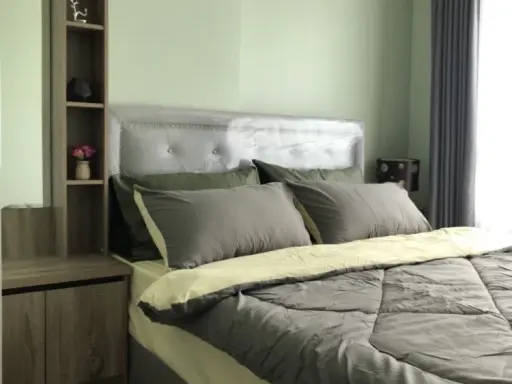 Condo for rent, Lumpini Nakhon In River View, nice decorated room, high floor, city view, affordable price, don't miss it.