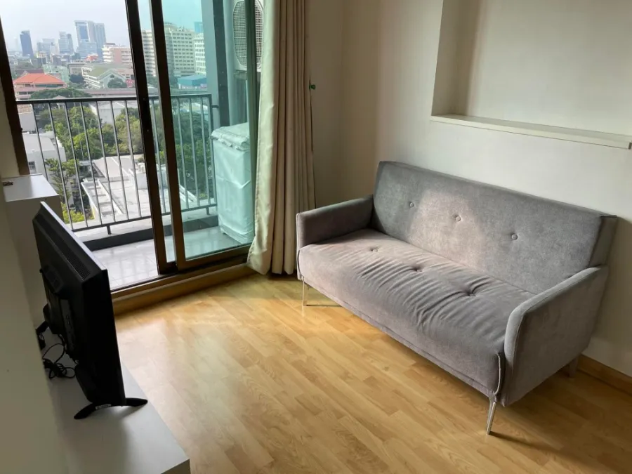 For rent, Casa Condo Asoke-Din Daeng, beautiful room, fully furnished, fully furnished and electrical appliances. Book now.