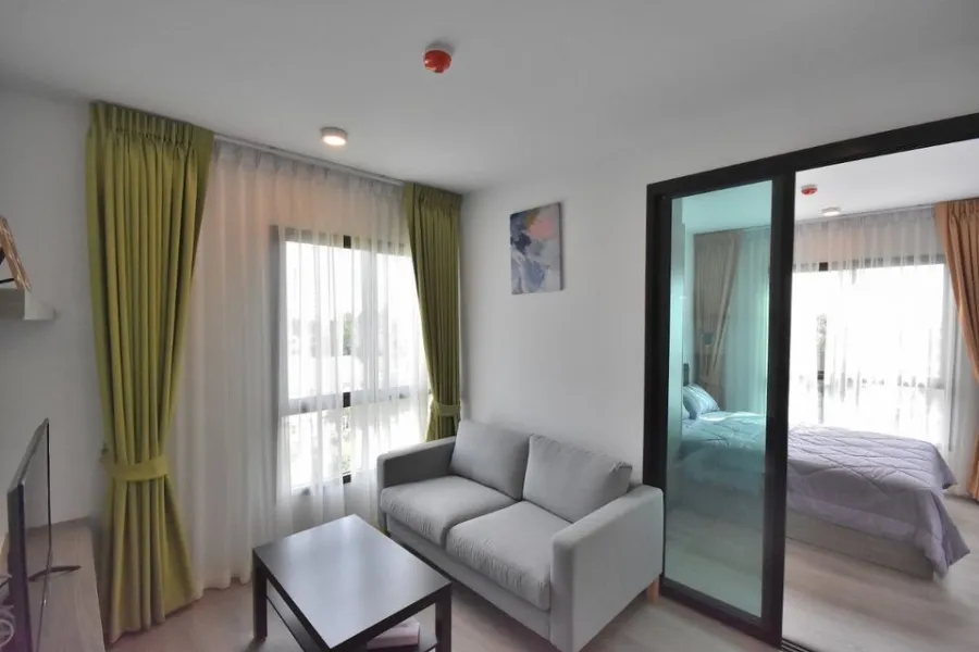 For rent Notting hill sukhumvit 105, the corner room is proportional. complete facilities Reserve now. Don't be late.