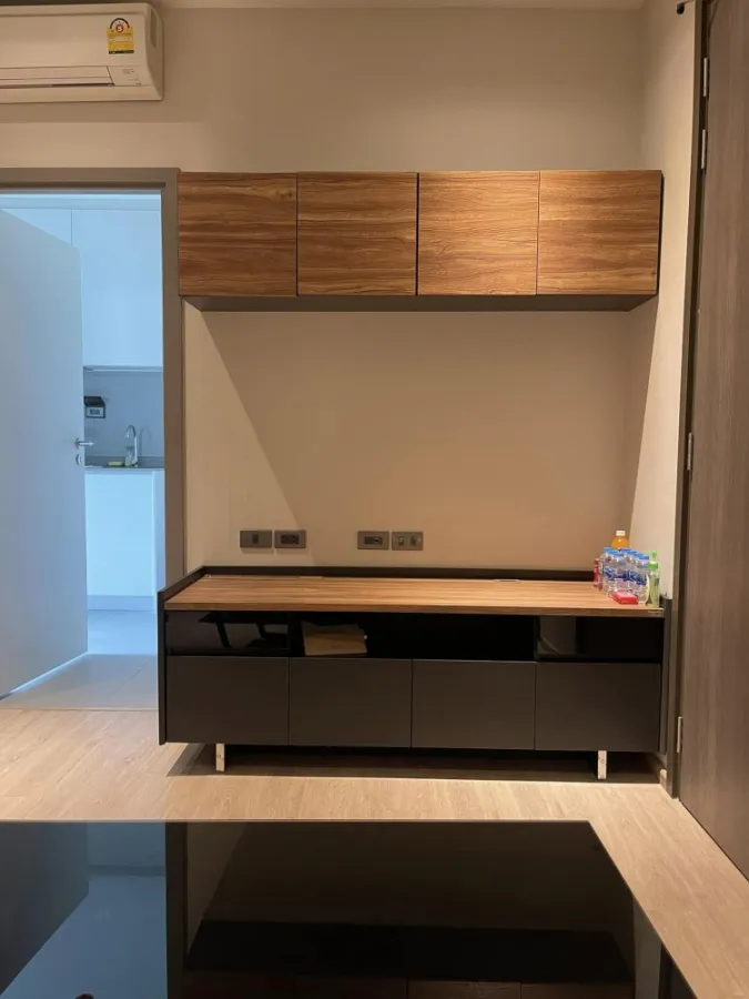Condo for rent, Whizdom Station, Ratchada-Thapra, 19th floor, clear view, no block, fully furnished room, hurry to reserve.