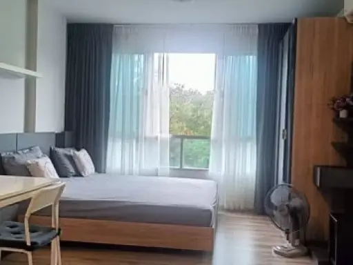 For rent: dcondo Campus Resort Rangsit, 2nd floor, 4 units available, fully furnished. Book now!