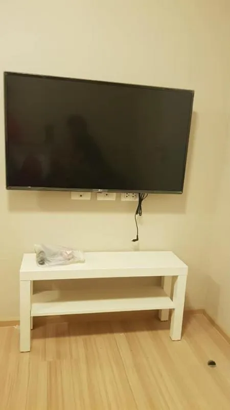 Hurry up to sell Plum Condo Chaengwattana Station Phase 2 new room 26 sq m with furniture and electrical appliances.