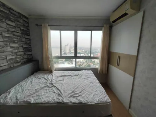 For rent: Lumpini Ville Ratburana-Riverview. The room is well separated. Complete with wallpaper, ready to move in. Book now.