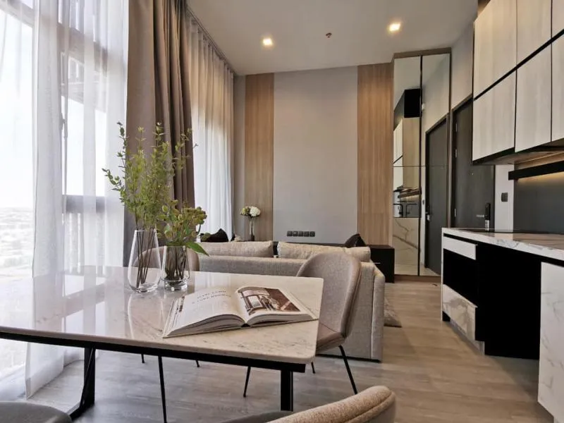 ให้เช่า แต่งครบ ห้องใหม่ พร้อมเครื่องใช้ไฟฟ้า เช่า The Line Sukhumvit 101