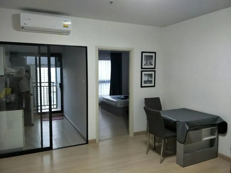 For rent, Supalai Loft, Talat Phlu Station, large room, size 47 sqm., nice decoration, beautiful view, not blocked view, book now