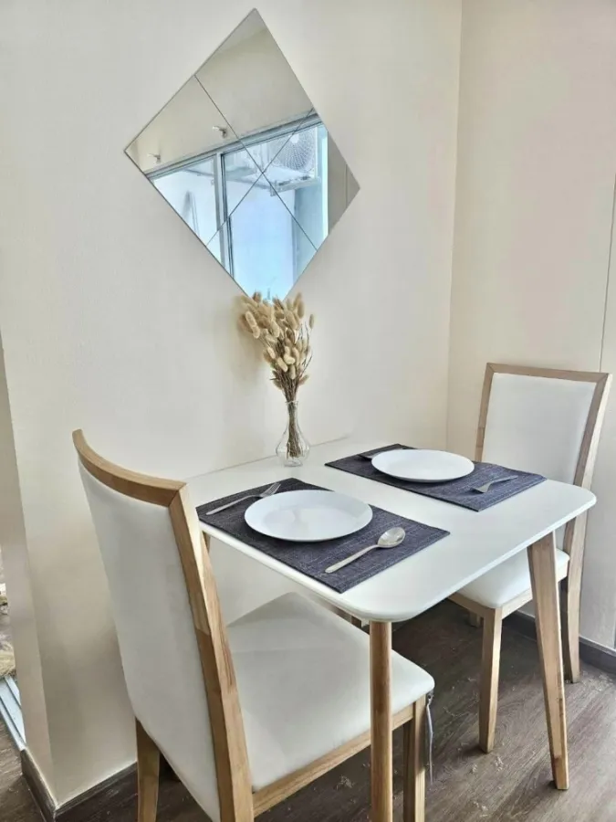 For sale, Lumpini Mega City Bangna, 17th floor, garden view, beautifully decorated room, super cool, I can tell you that it's very nice to live in. Bo